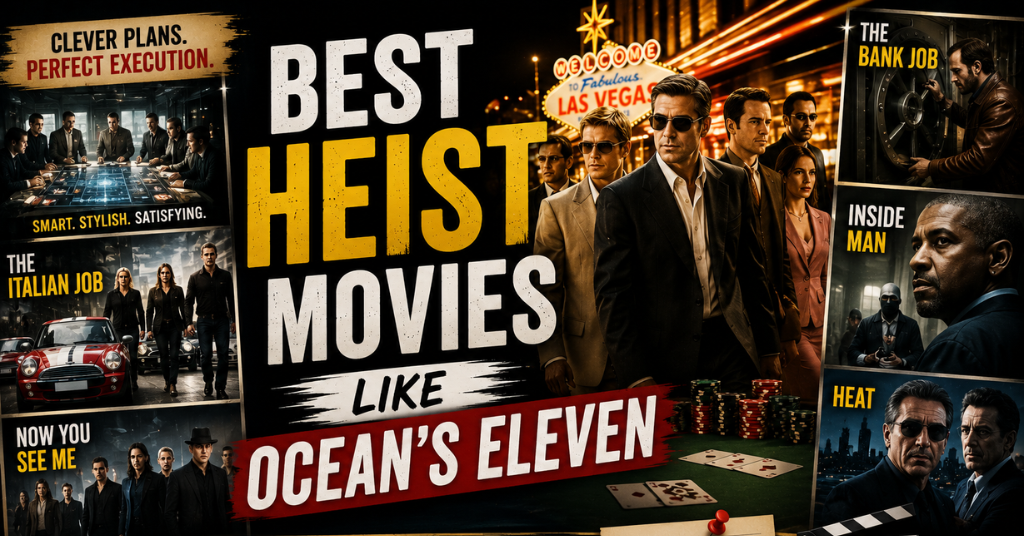 Best Heist Movies Like Oceans Eleven: Top Smart Crime Films