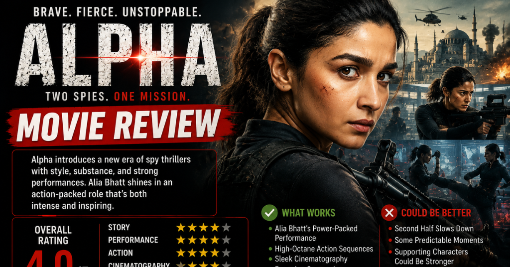 Alpha Movie Review: An Action-Packed Spy Thriller
