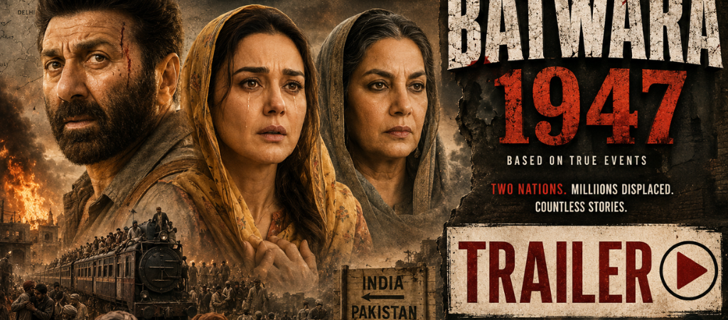 Batwara 1947 Trailer: Sunny Deol’s Powerful Partition Drama