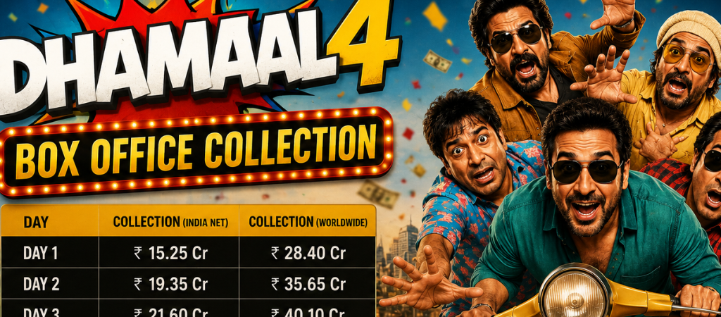 Dhamaal 4 Box Office Collection: Everything You Need to Know