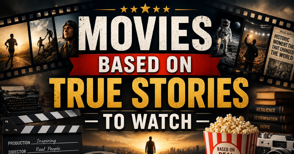 25 Movies Based On True Stories To Watch: Inspiring Films