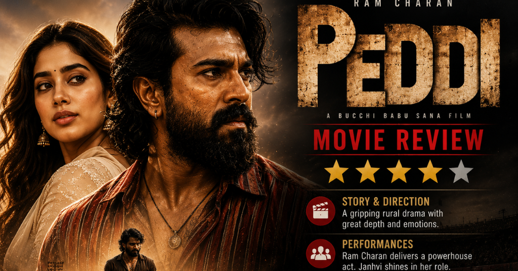 Peddi Movie Review: Ram Charan Delivers a Powerful Performance