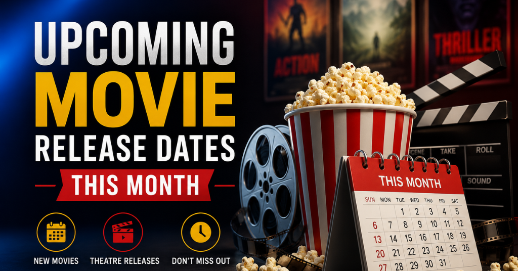 Upcoming Movie Release Dates This Month: Complete List