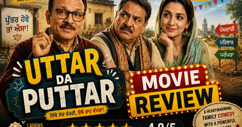 Uttar Da Puttar Movie Review: A Heartwarming Family Entertainer with Plenty of Laughs